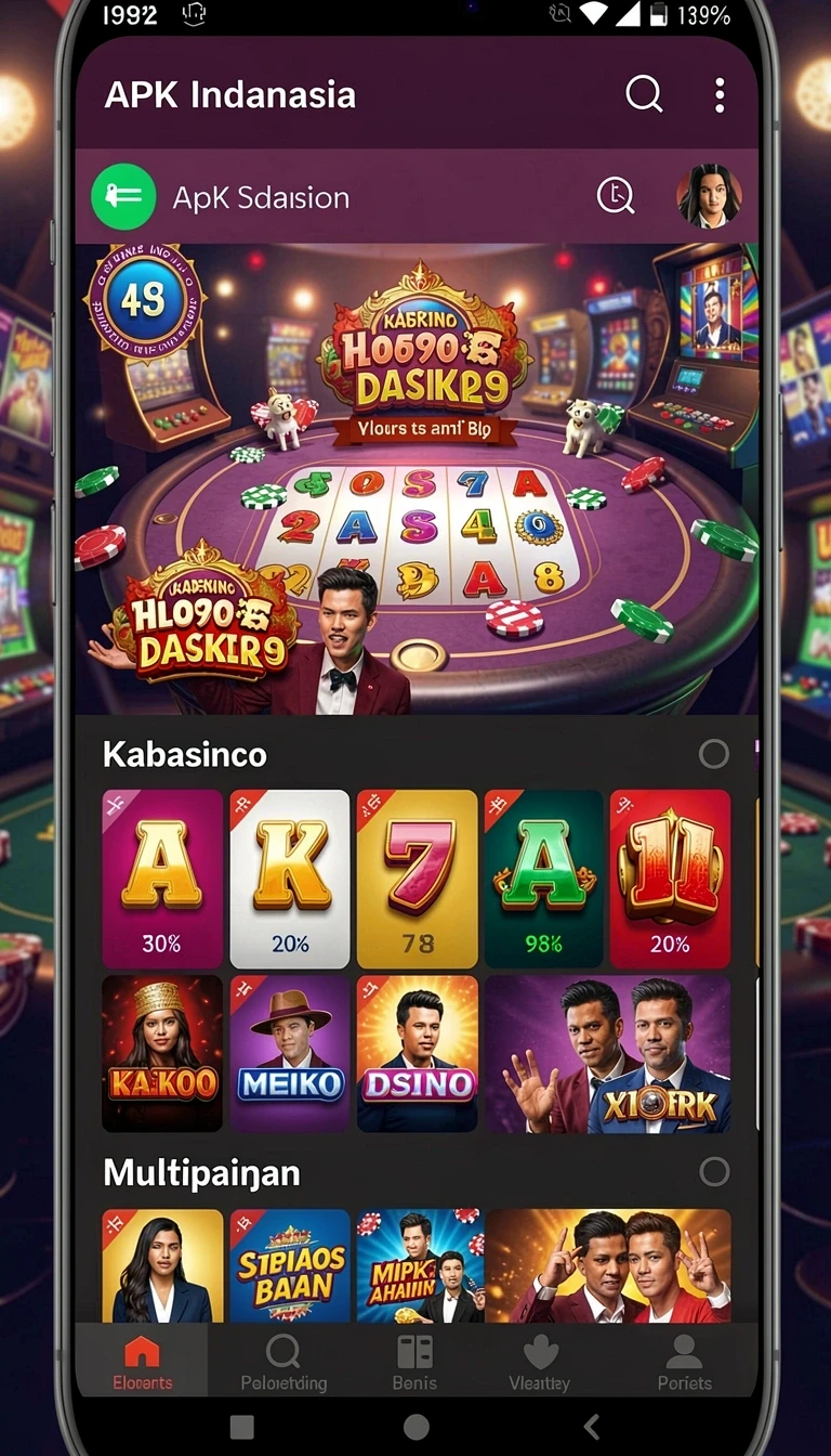 Tampilan utama aplikasi Kakrp App APK Terbaru yang intuitif dan efisien.