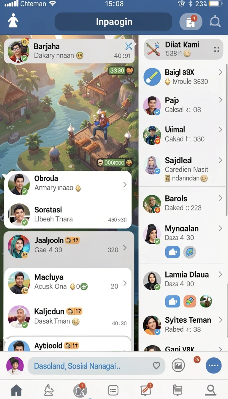 Tampilan utama aplikasi Download bursa188 APK untuk Android yang intuitif dan efisien.