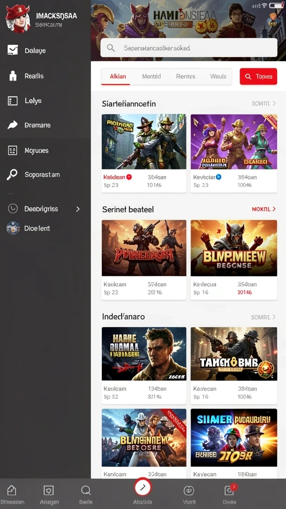 Tampilan utama aplikasi Review Aplikasi totoxl yang intuitif dan efisien.