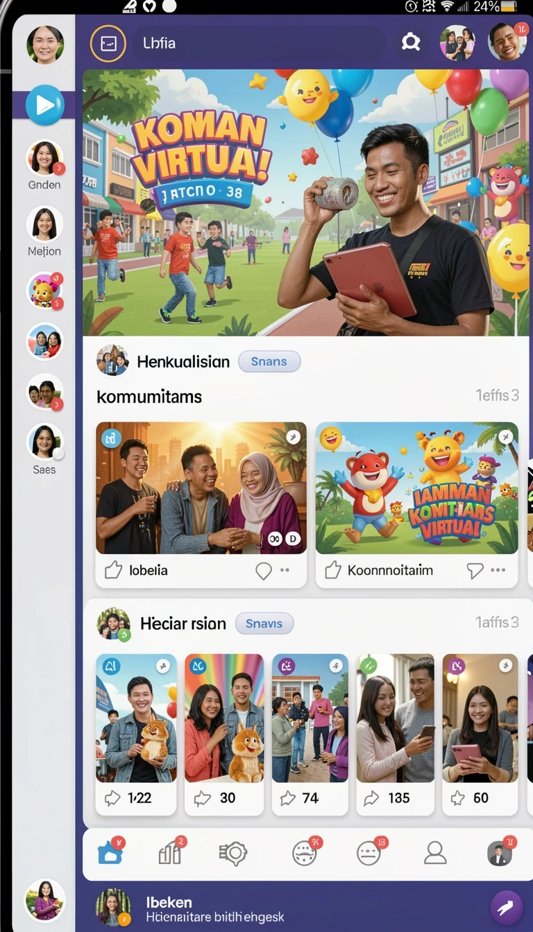 Tampilan utama aplikasi Review Aplikasi ultra138 yang intuitif dan efisien.