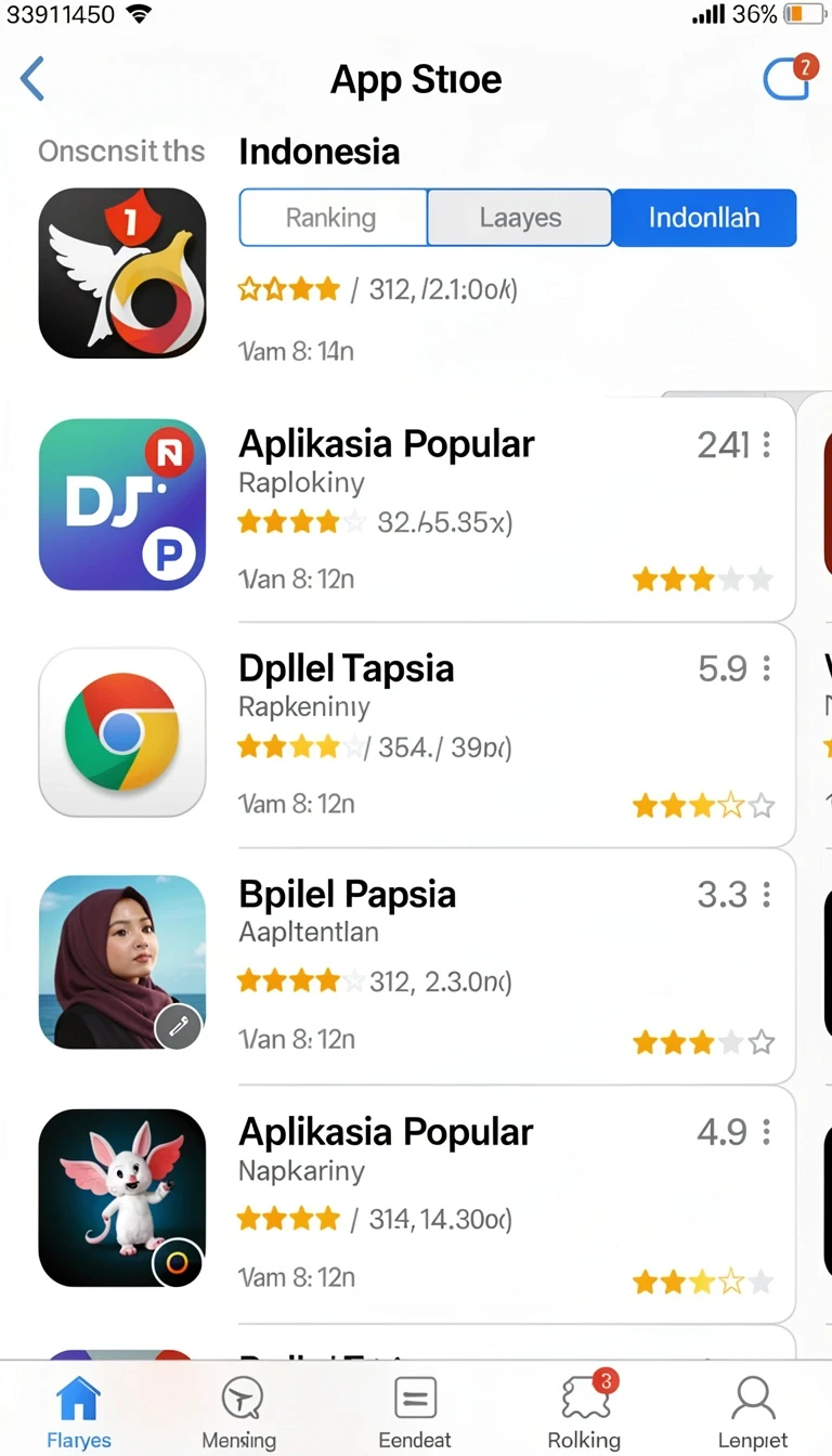 Tampilan utama aplikasi Review Aplikasi laparbos yang intuitif dan efisien.