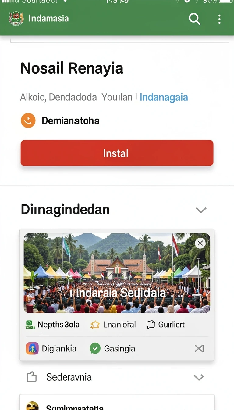 Tampilan utama aplikasi Review Aplikasi di1 yang intuitif dan efisien.